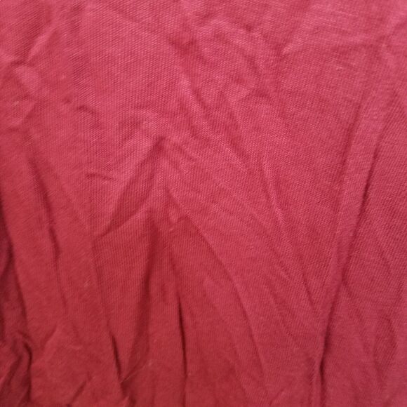 WNeedU Womens Sz S Red Solid Sleeveless Blouse - Picture 4 of 9